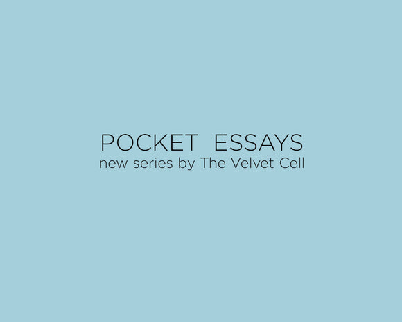 Introducing TVC new series : Pocket Essays
